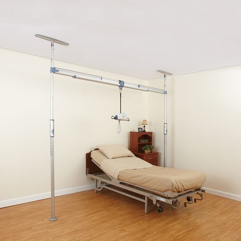 Handicare 2-Post Pressure Fit Ceiling Track For Patient Lifts